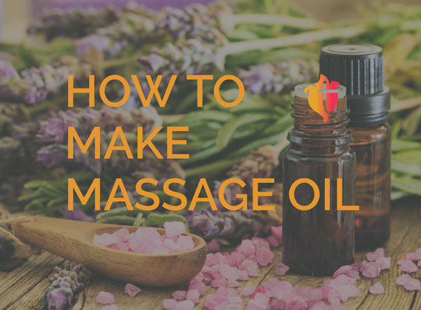 Learn how to make your own natural massage oil with this video!